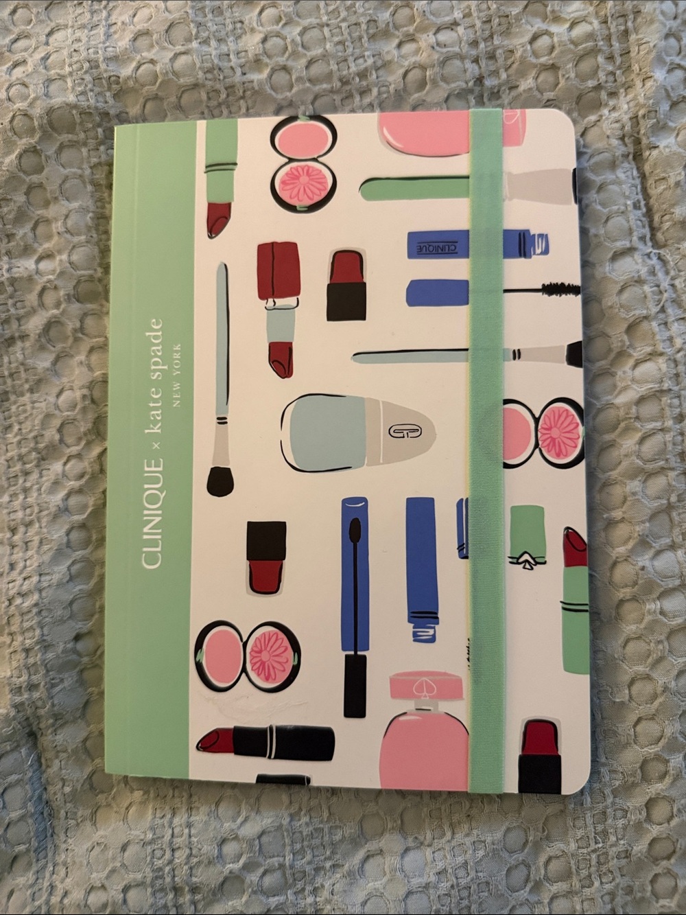 Clinique Pink & Mint Beauty Tools Notebook